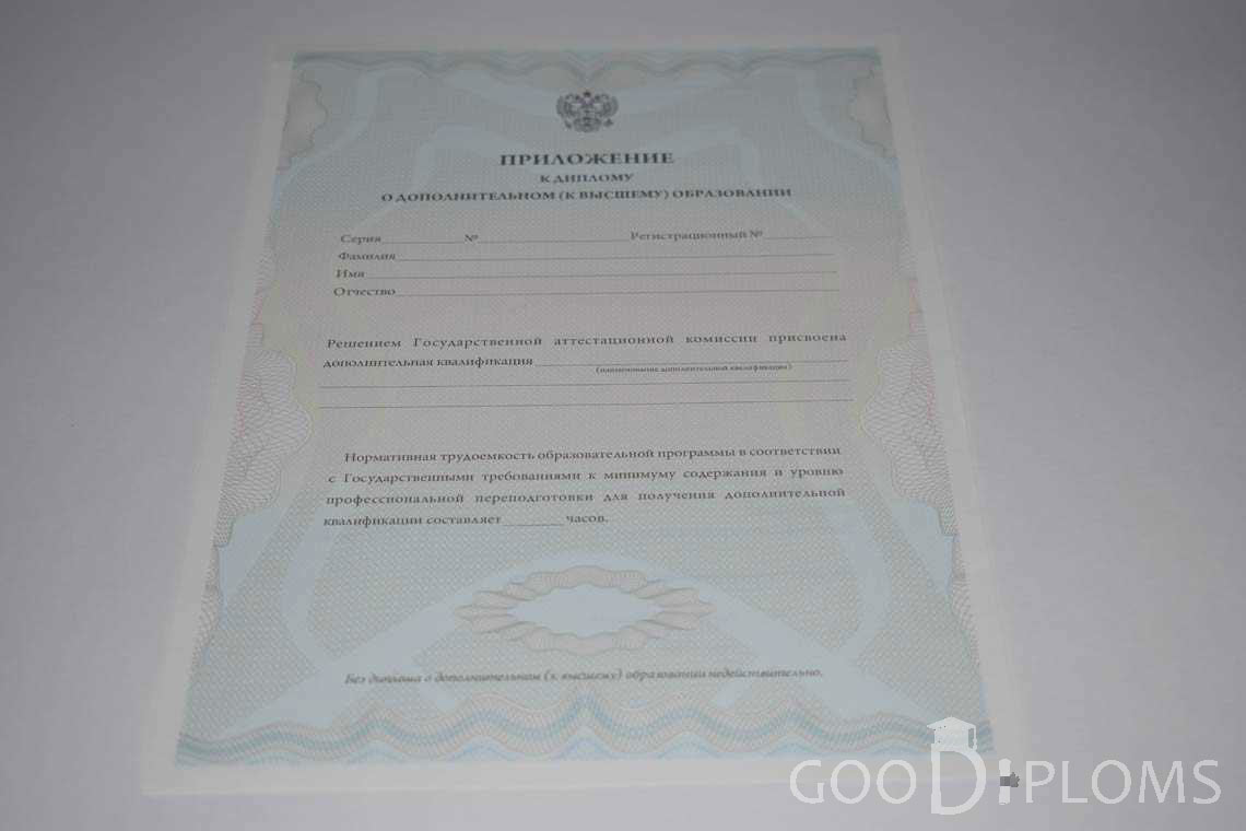 Приложение к Диплому МВА период выдачи 2011-2020 -  Севастополь